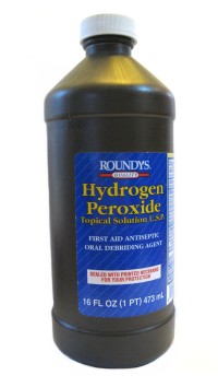 Bottle of Hydrogen Peroxide